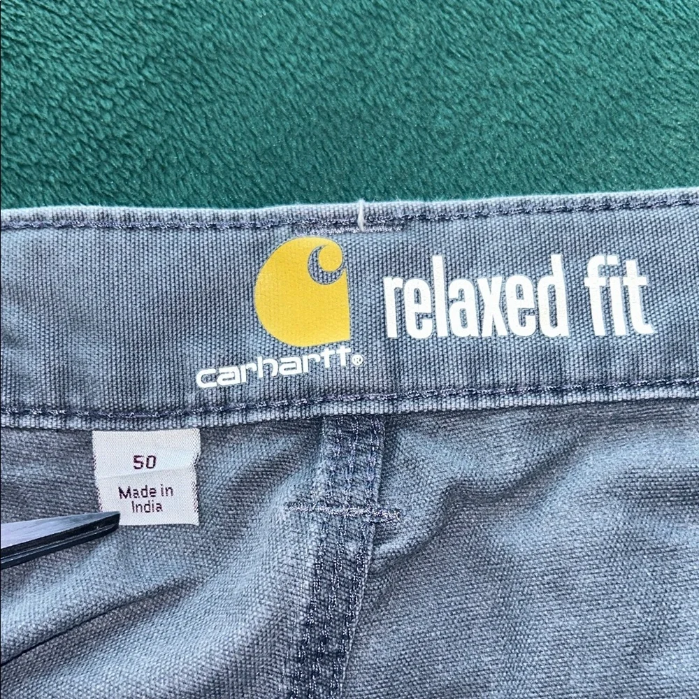 Carhartt Men's Relaxed Fit‎ Charcoal Cargo Shorts Size 50
